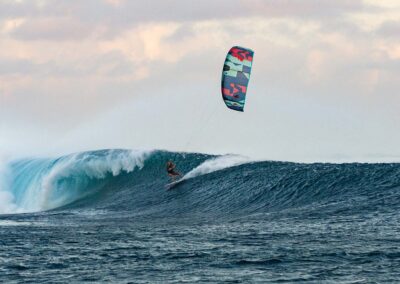 wave riding kitesurf mauritius