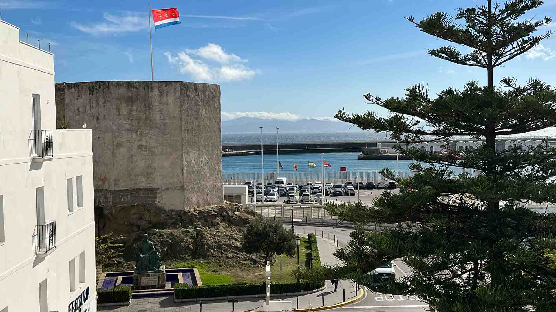 vue de tarifa sur le port