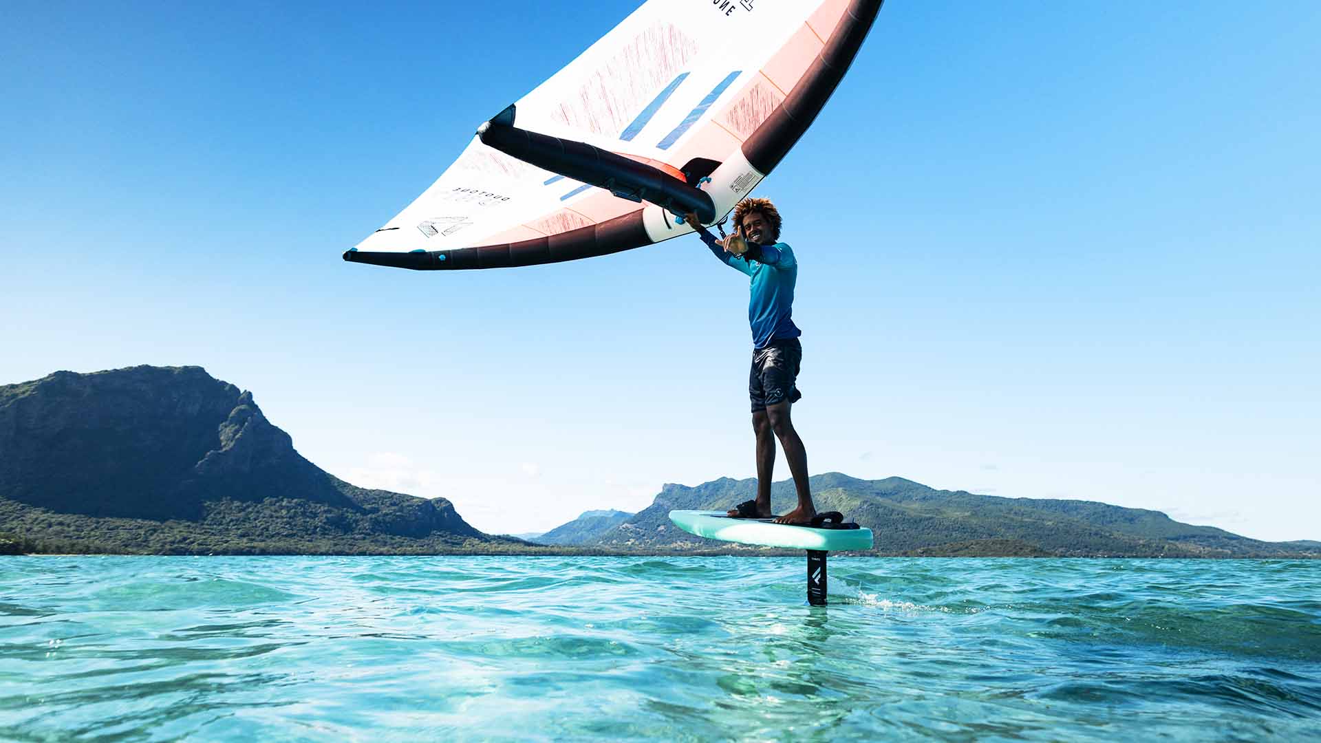 kite lagoon in mauritius