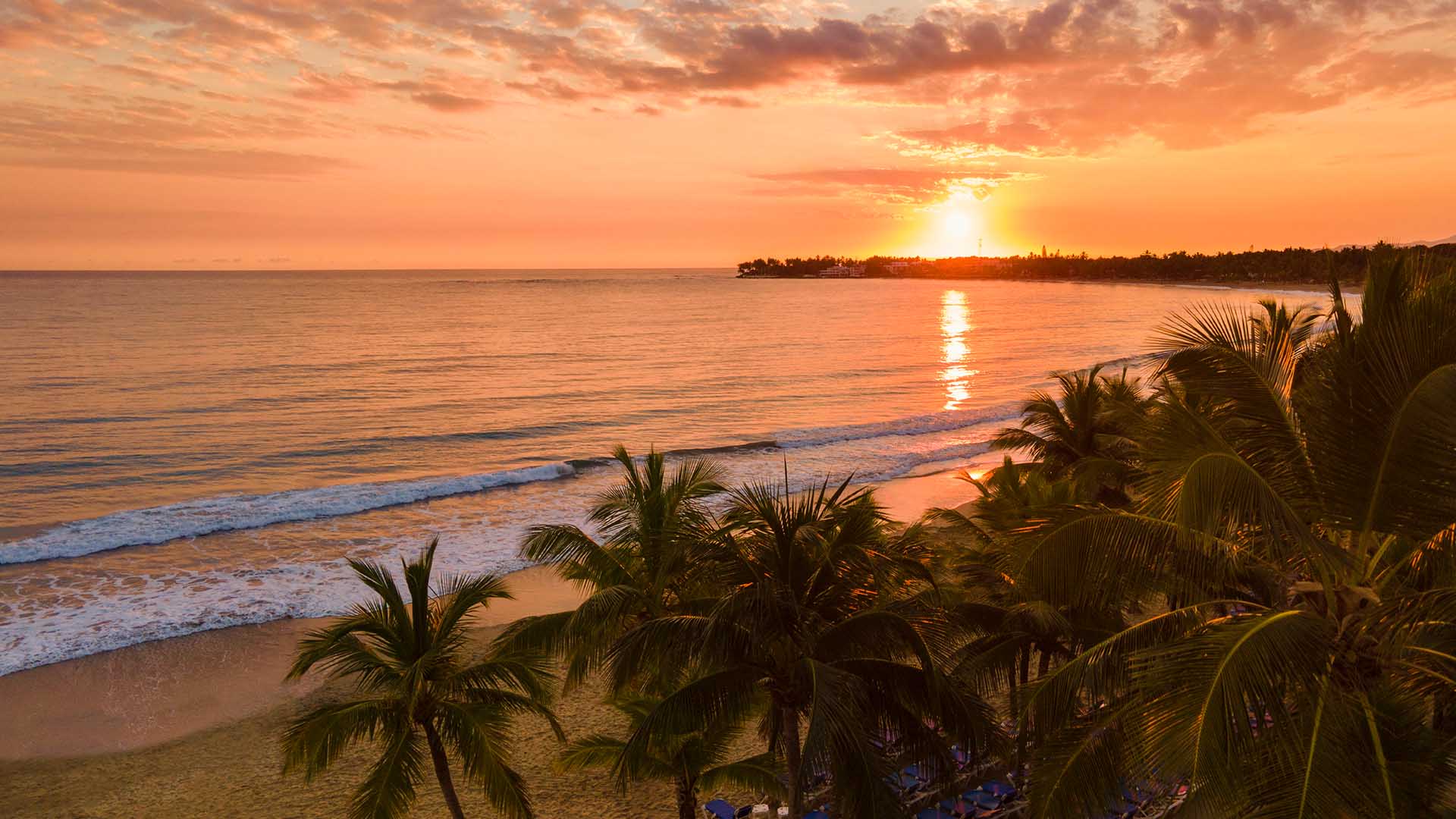 sunset in Dominican Republic